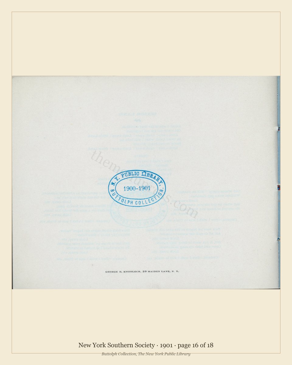 Vintage menu — page 16 of 18