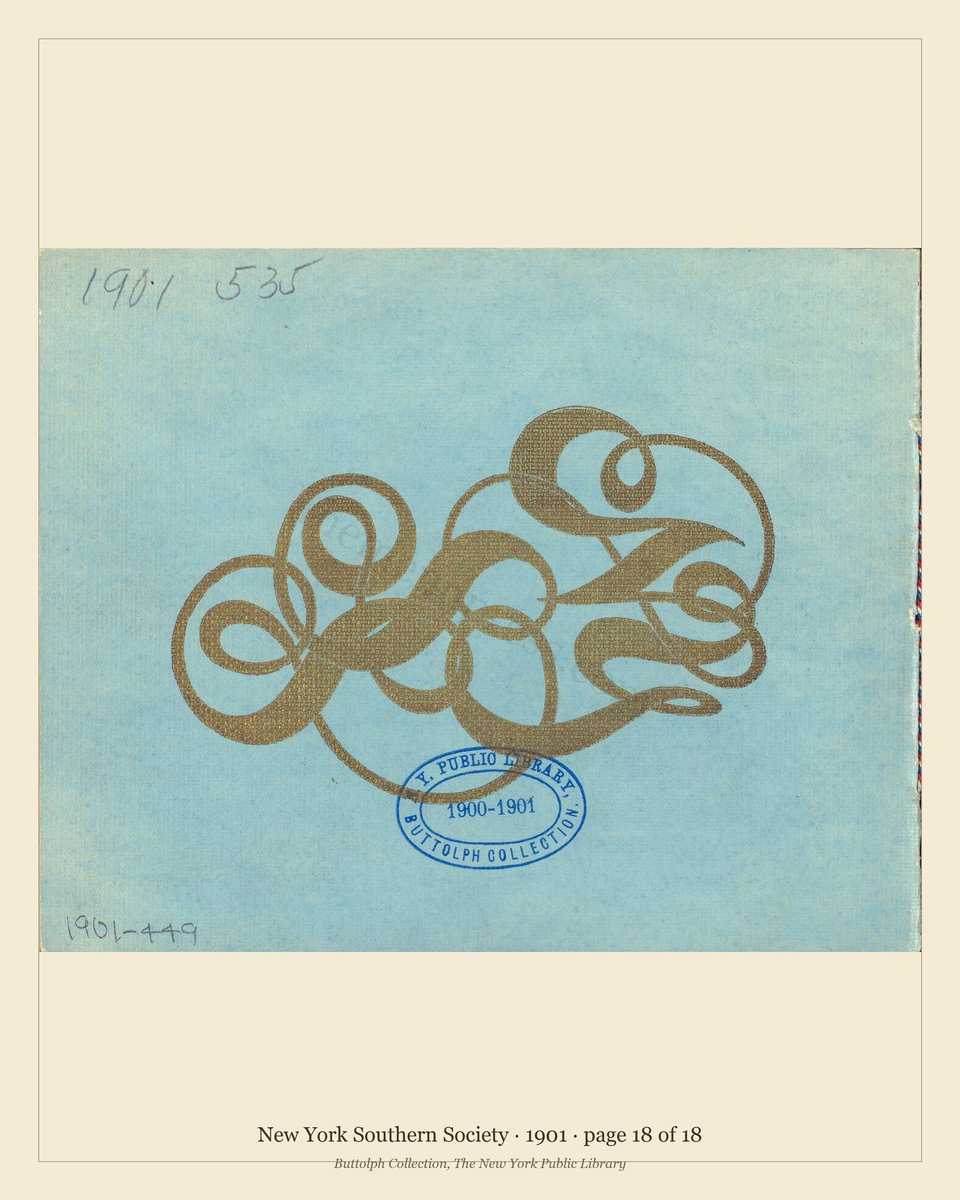 Vintage menu — page 18 of 18