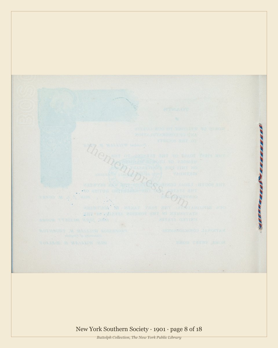 Vintage menu — page 8 of 18