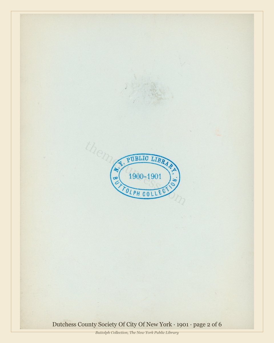Vintage menu — page 2 of 6