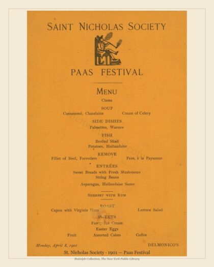 St. Nicholas Society · 1901 — Paas Festival