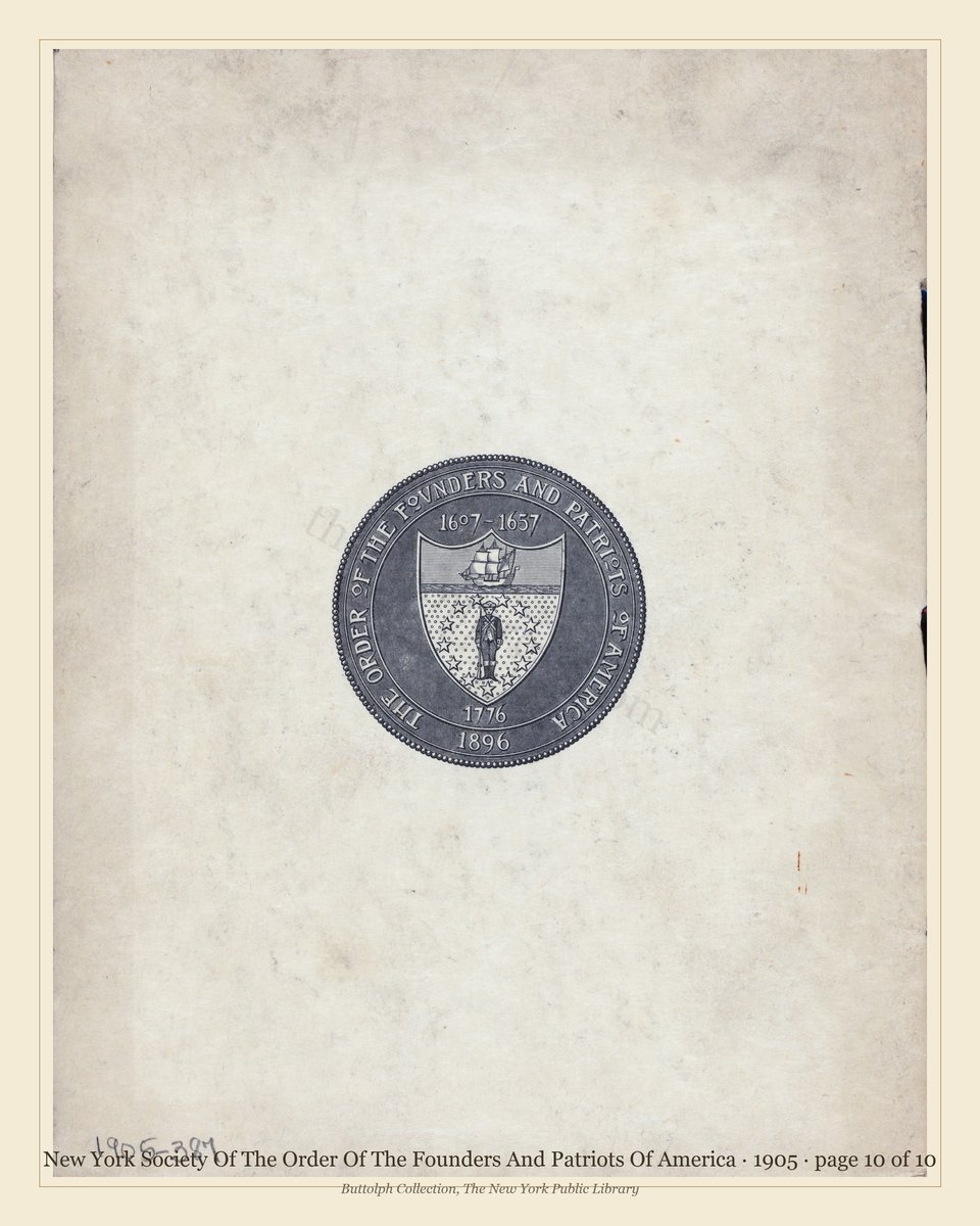 Vintage menu — page 10 of 10