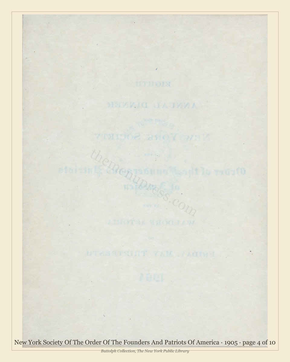 Vintage menu — page 4 of 10