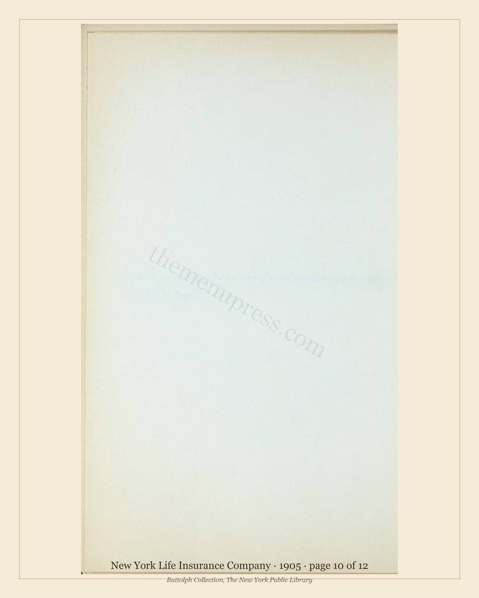 Vintage menu — page 10 of 12