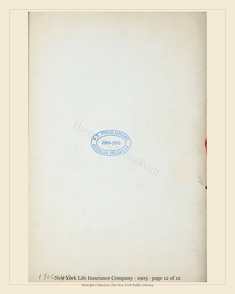 Vintage menu — page 12 of 12