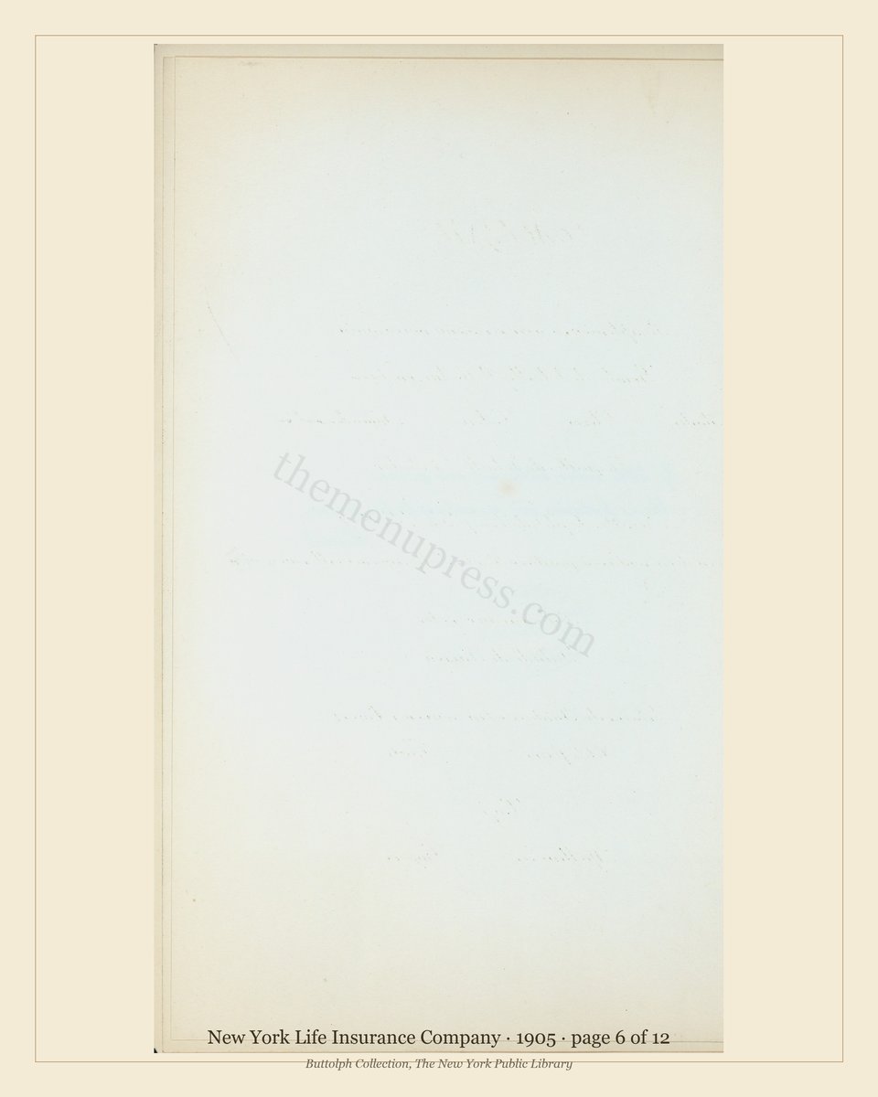 Vintage menu — page 6 of 12
