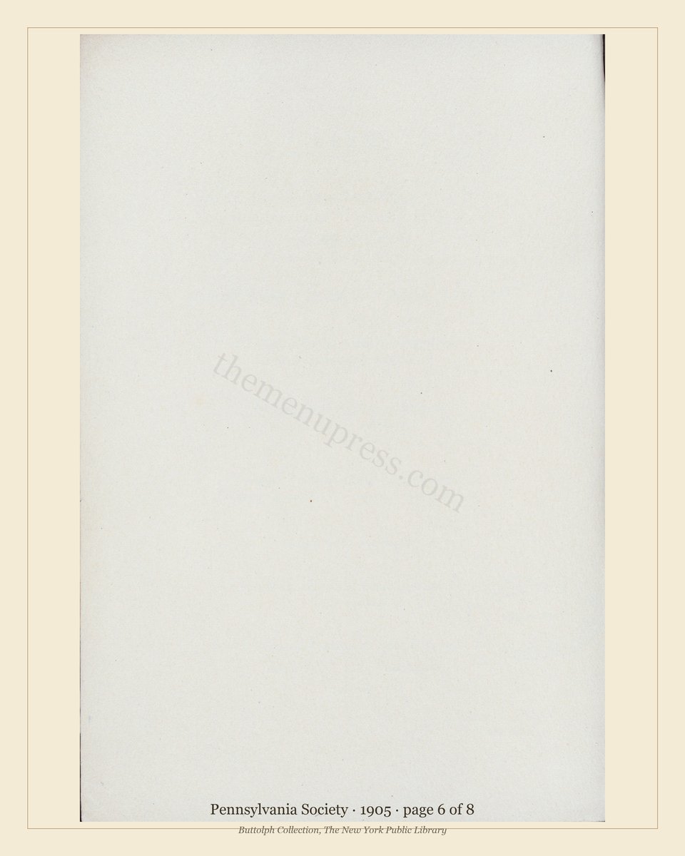 Vintage menu — page 6 of 8