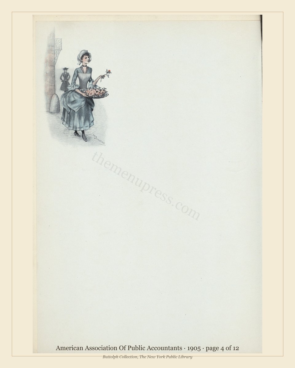 Vintage menu — page 4 of 12