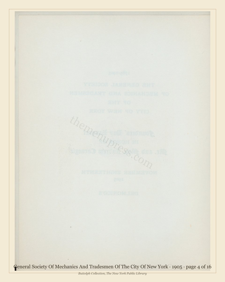 Vintage menu — page 4 of 16
