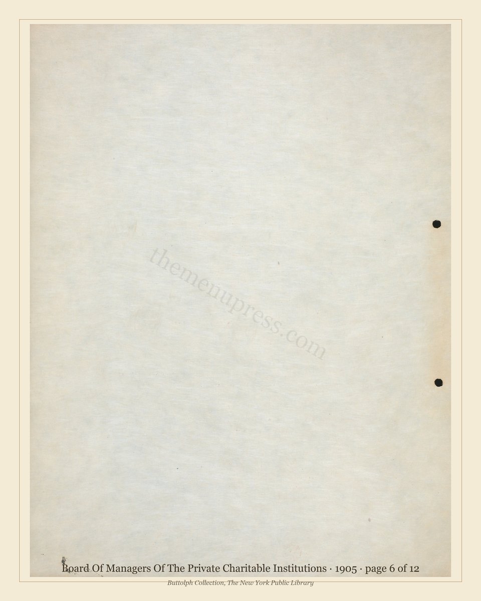 Vintage menu — page 6 of 7
