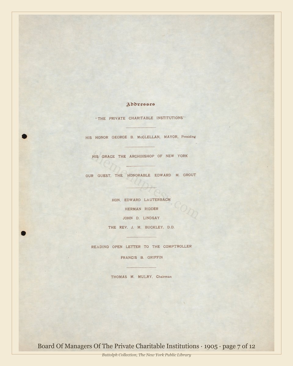 Vintage menu — page 7 of 7