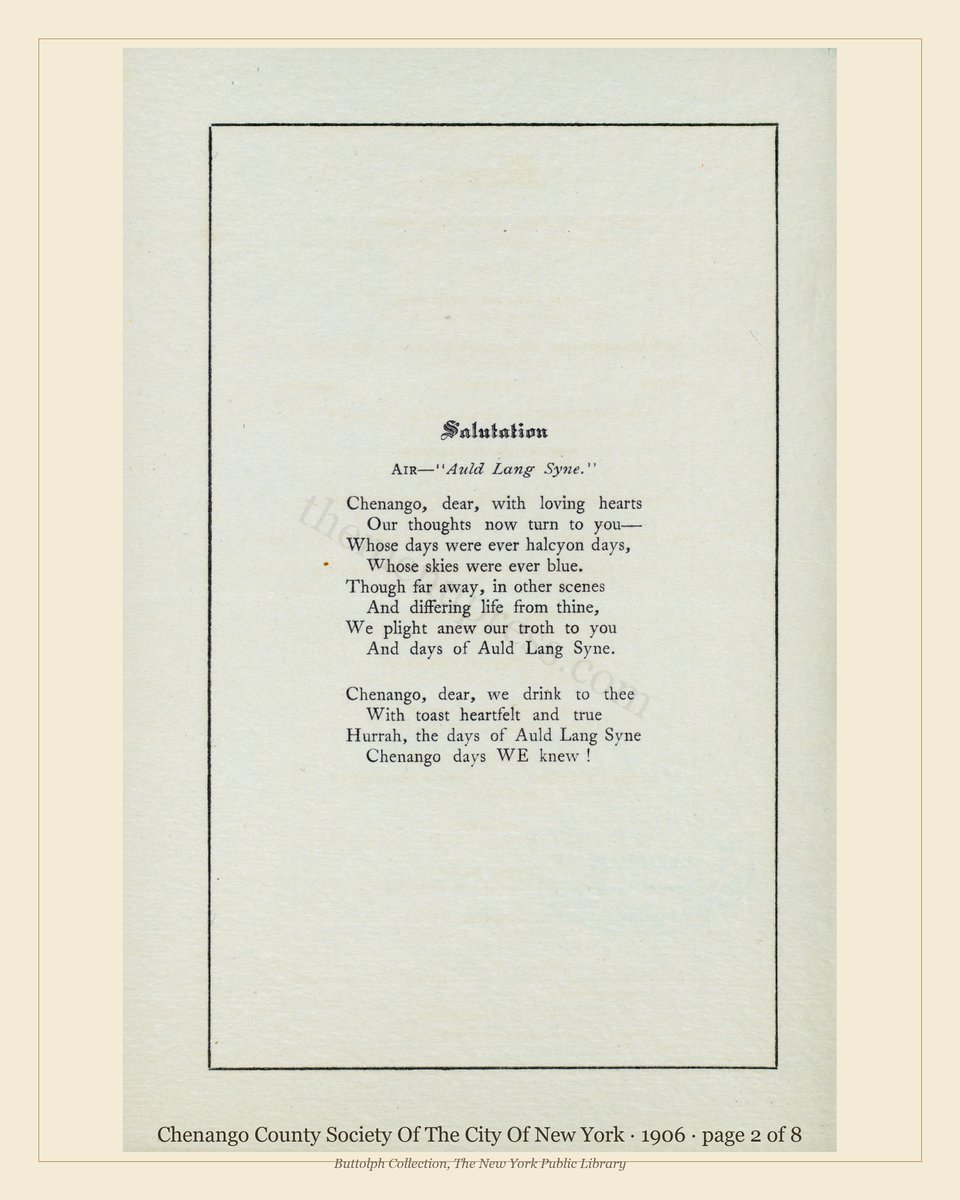 Vintage menu — page 2 of 8