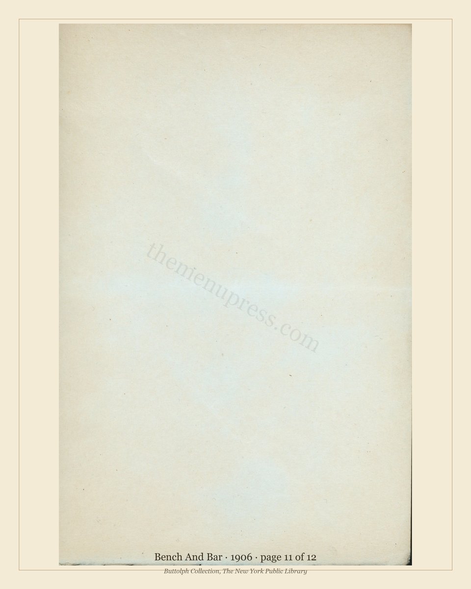 Vintage menu — page 11 of 12