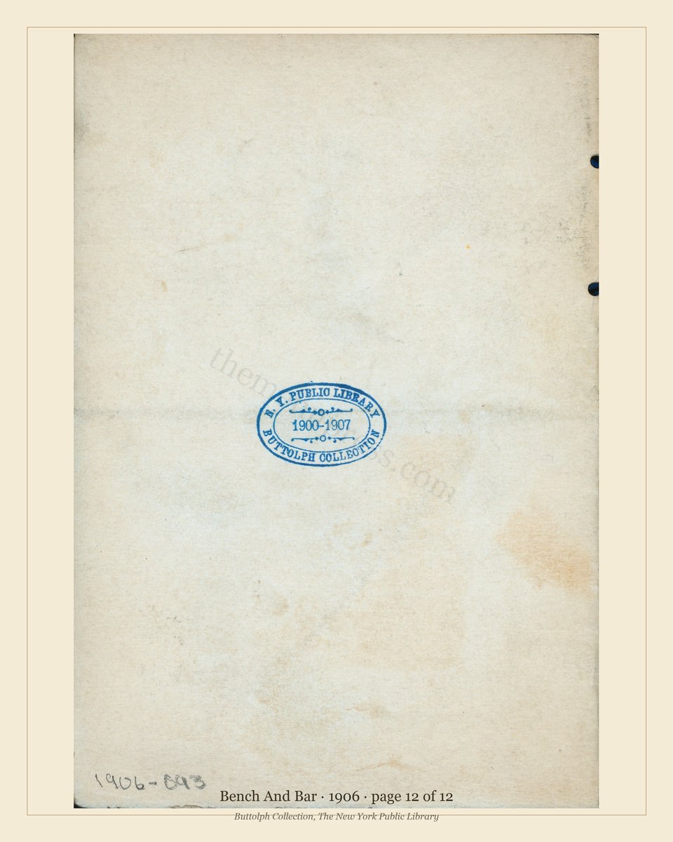 Vintage menu — page 12 of 12
