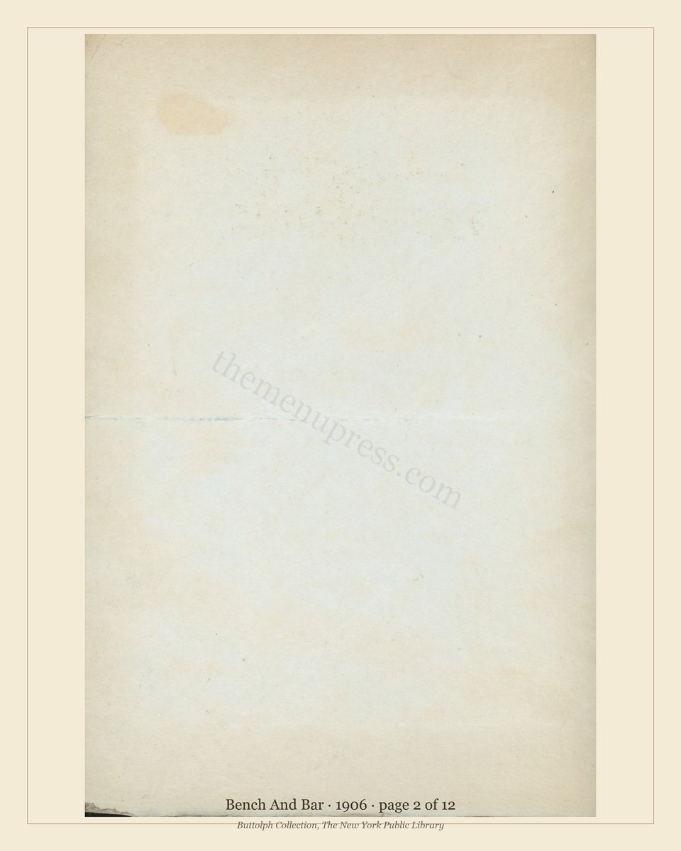 Vintage menu — page 2 of 12