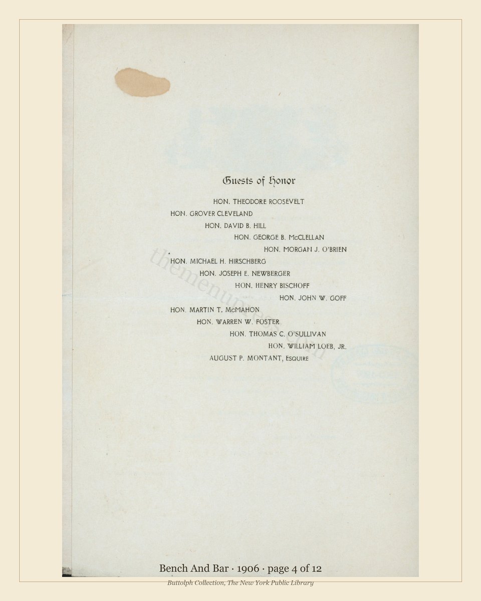 Vintage menu — page 4 of 12