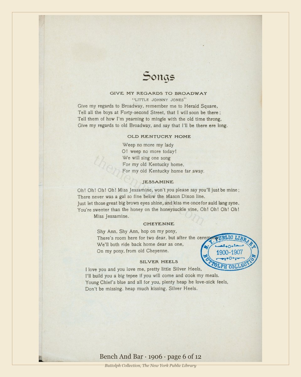 Vintage menu — page 6 of 12