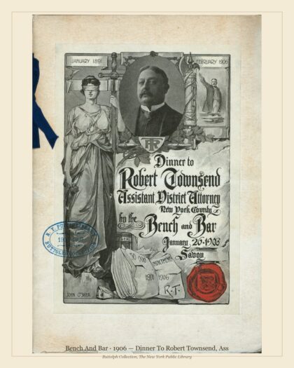 Bench And Bar · 1906 — Dinner To Robert Townsend, Ass