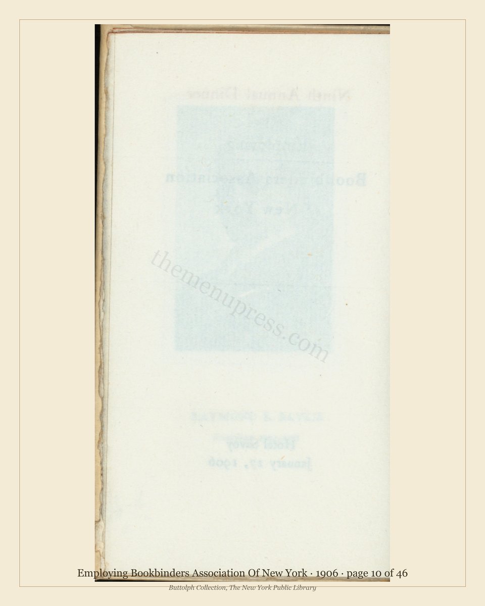 Vintage menu — page 10 of 46