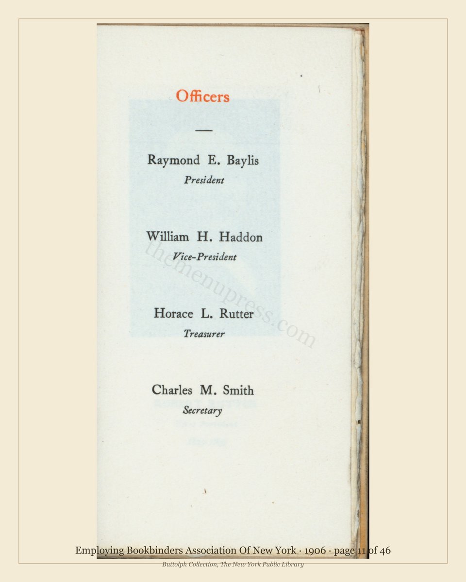 Vintage menu — page 11 of 46