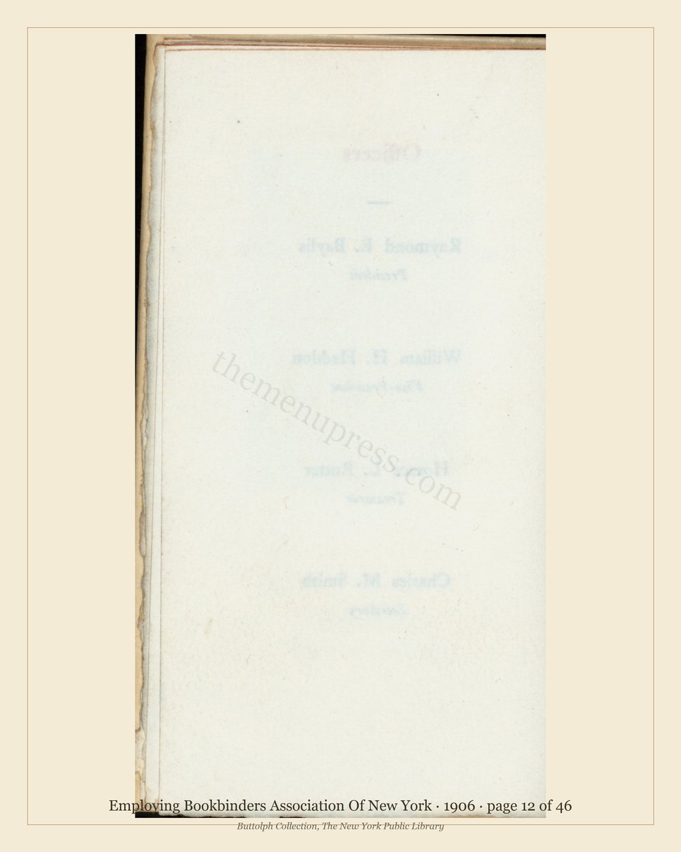 Vintage menu — page 12 of 46