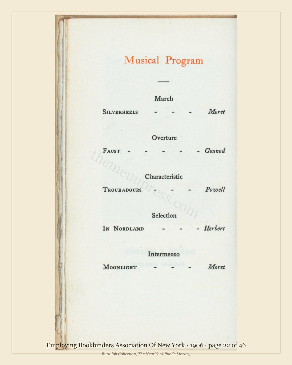 Vintage menu — page 22 of 46