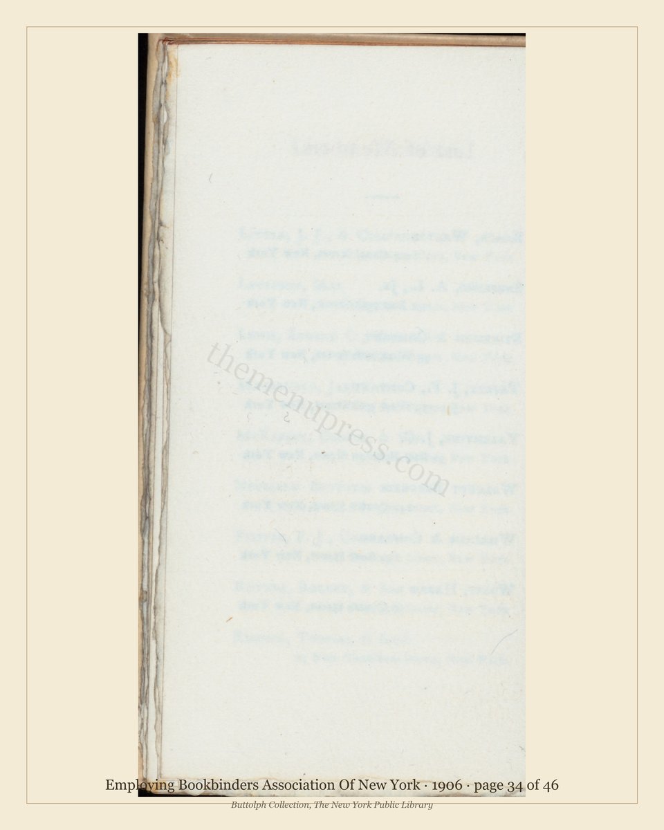 Vintage menu — page 34 of 46