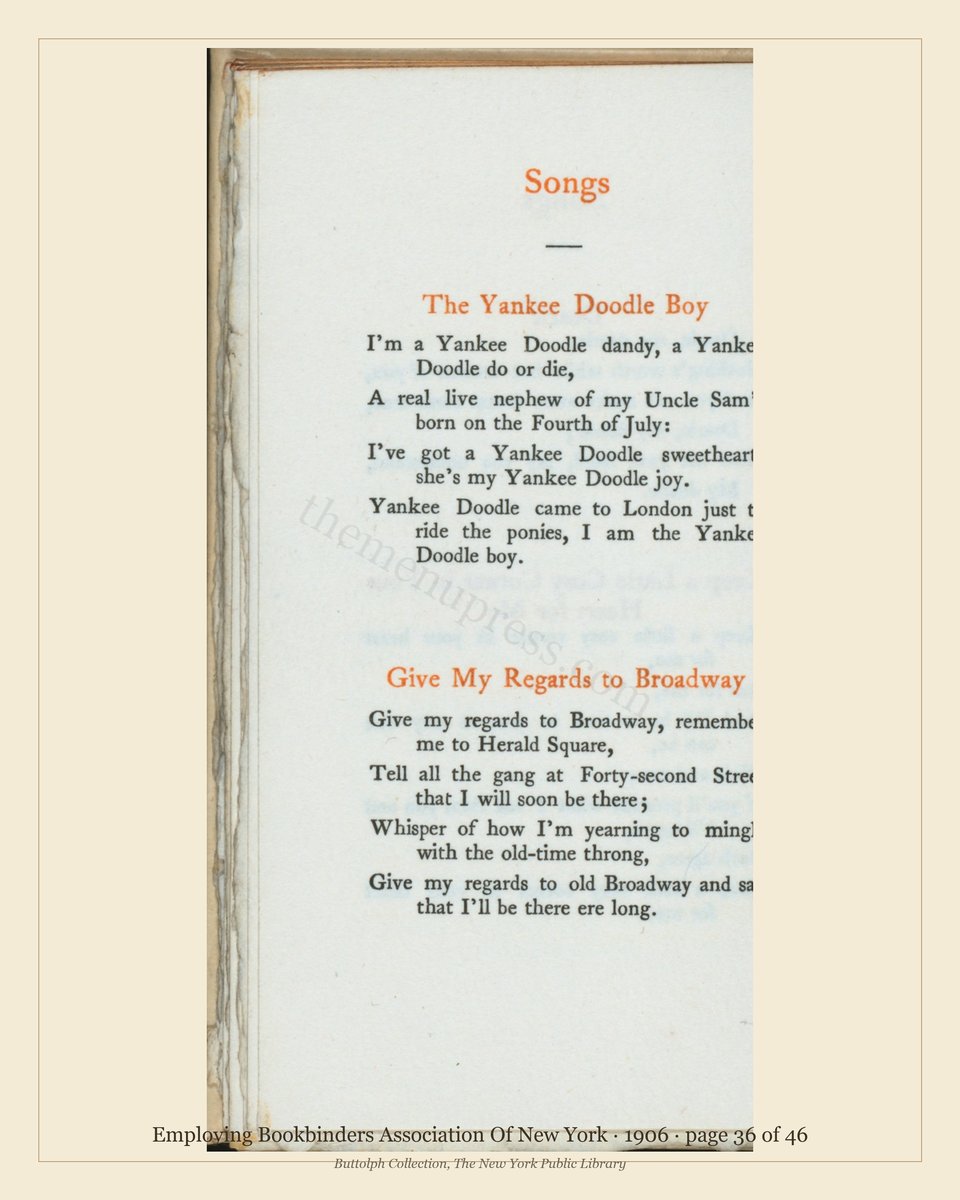 Vintage menu — page 36 of 46