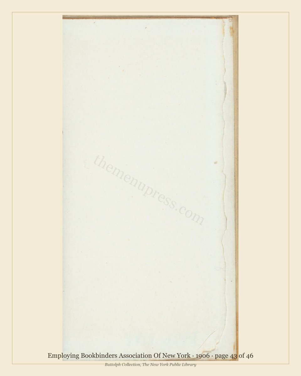 Vintage menu — page 43 of 46