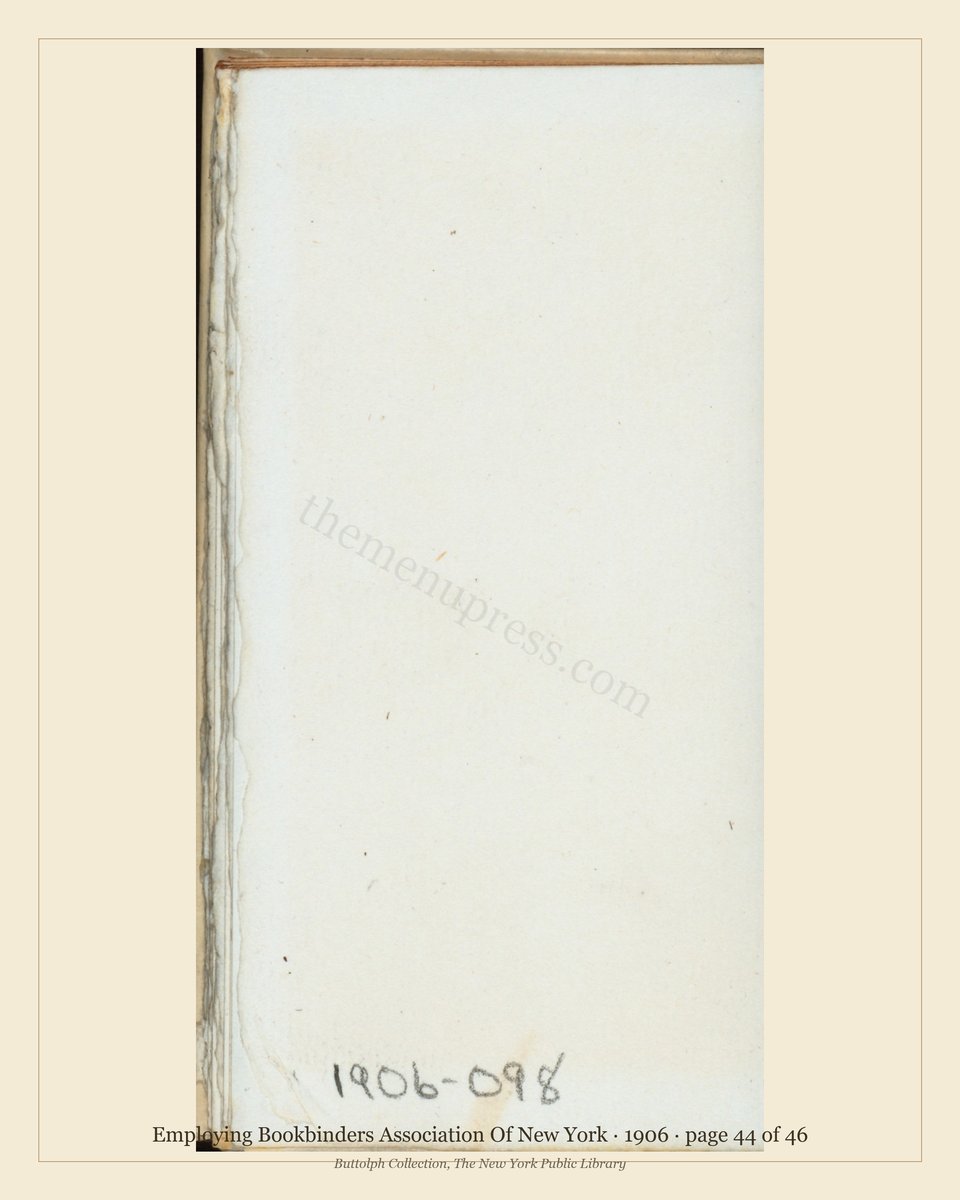 Vintage menu — page 44 of 46