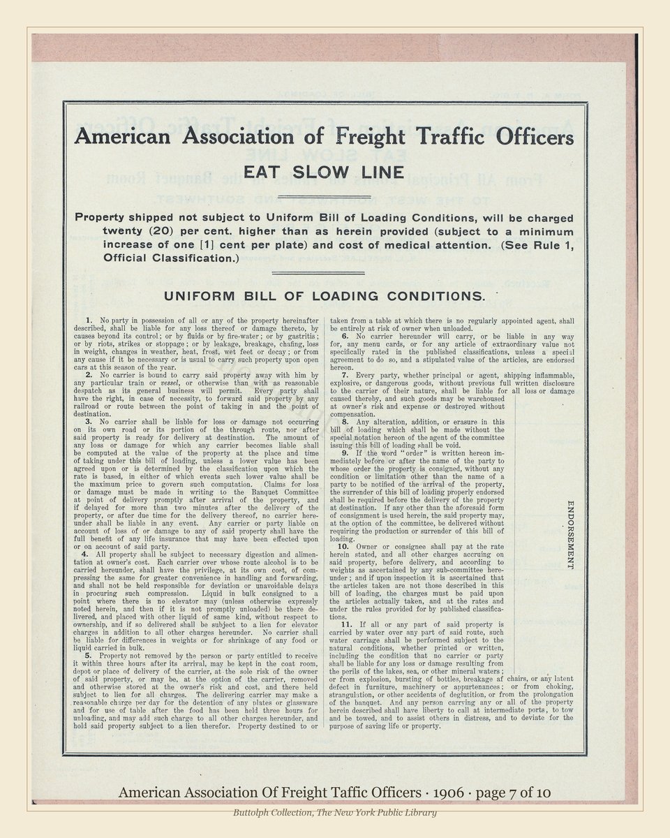 Vintage menu — page 7 of 10