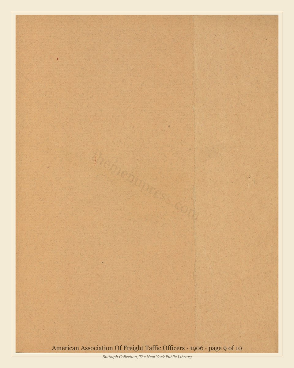 Vintage menu — page 9 of 10