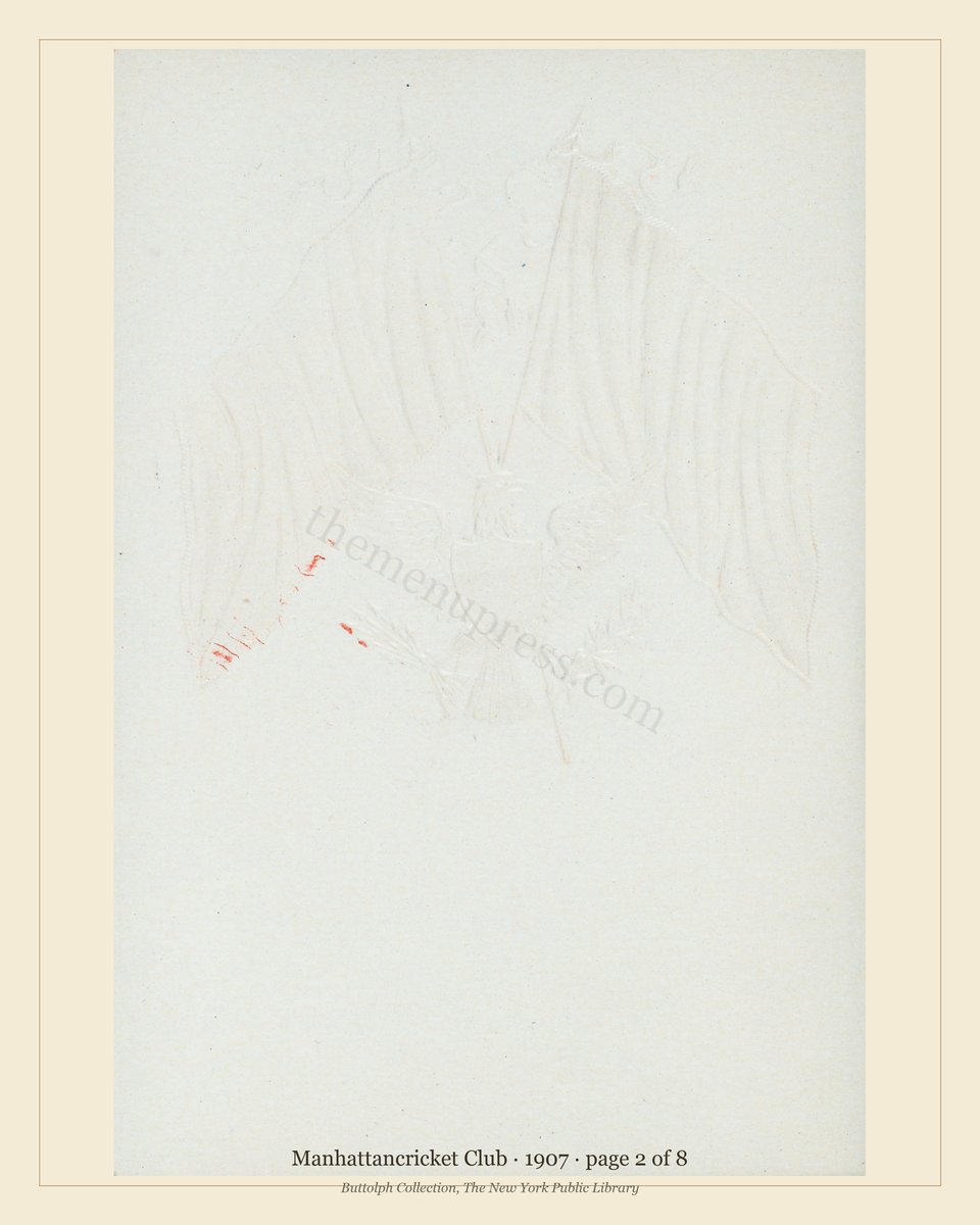 Vintage menu — page 2 of 8