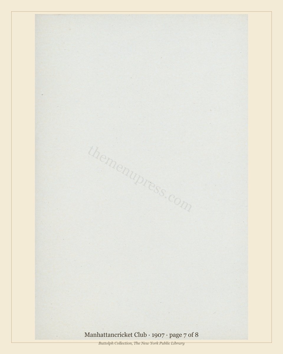 Vintage menu — page 7 of 8