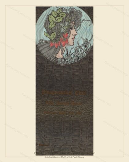 Vintage menu preview — 1907 Vintage Dinner Menu — Pumpernickel Club, Manhattan Gilded Age Banquet (Comp