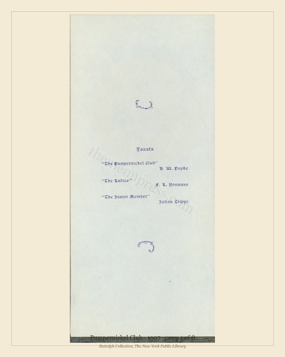 Vintage menu — page 4 of 8
