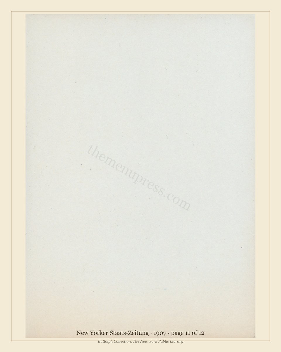 Vintage menu — page 11 of 12