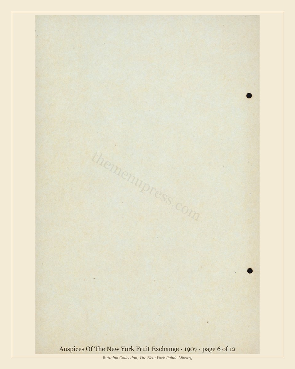 Vintage menu — page 6 of 12