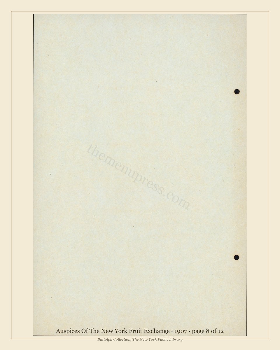 Vintage menu — page 8 of 12