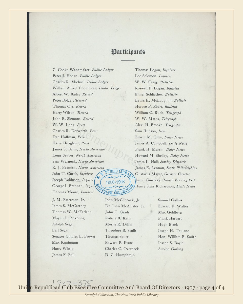 Vintage menu — page 4 of 4