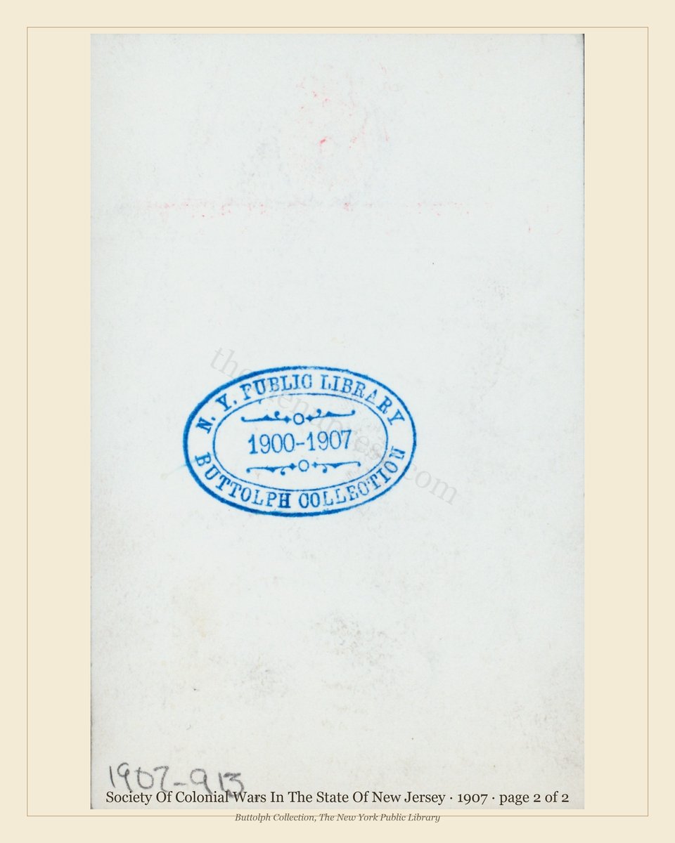 Vintage menu — page 2 of 2