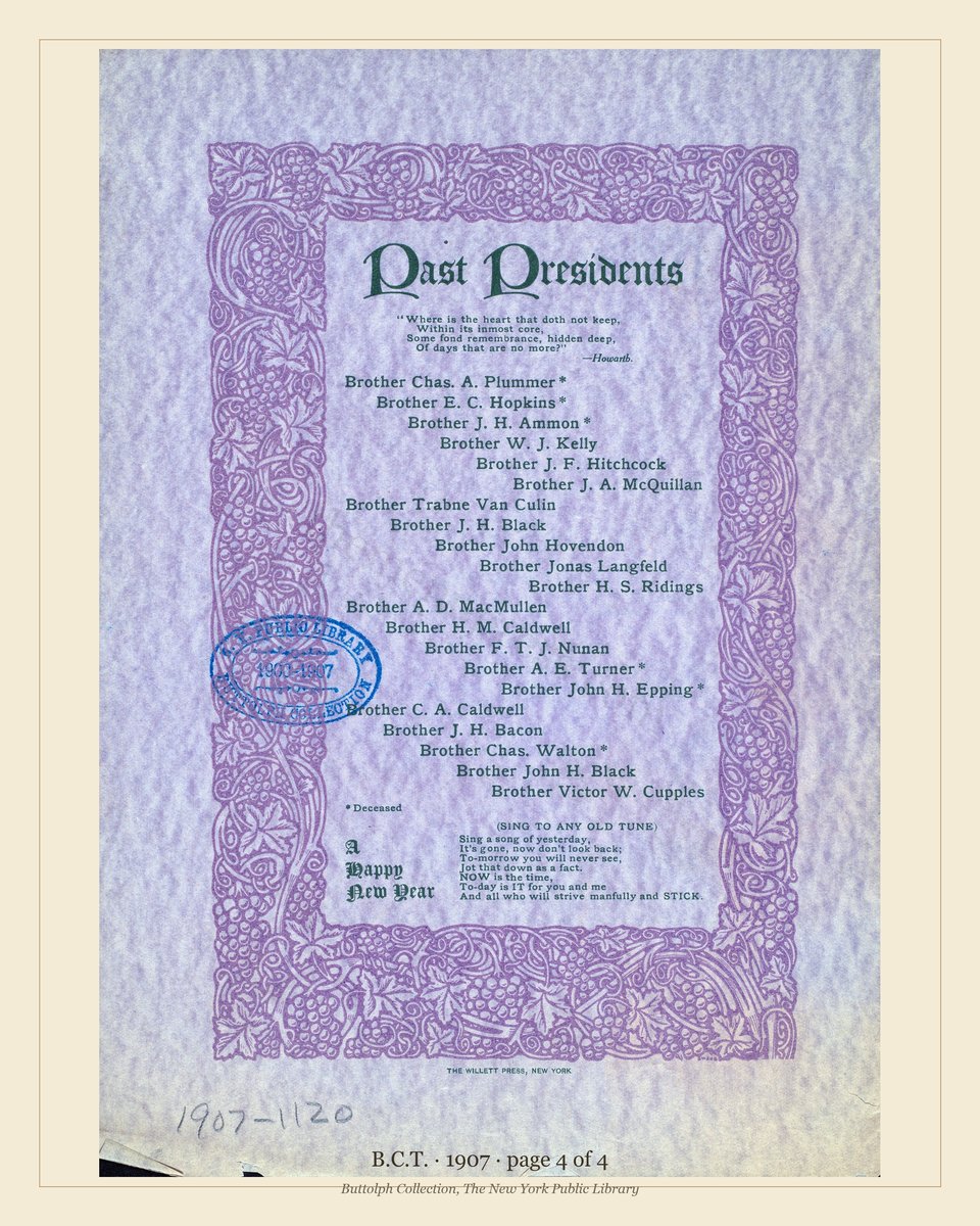 Vintage menu — page 4 of 4