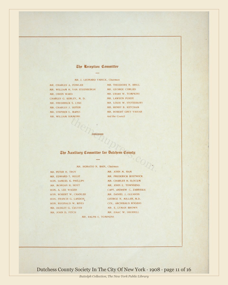 Vintage menu — page 11 of 16