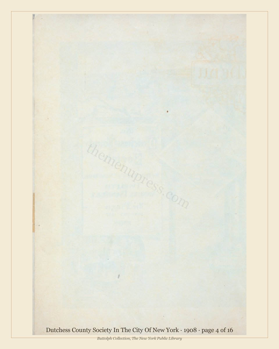 Vintage menu — page 4 of 16