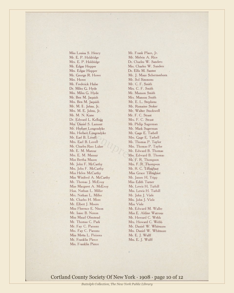 Vintage menu — page 10 of 12