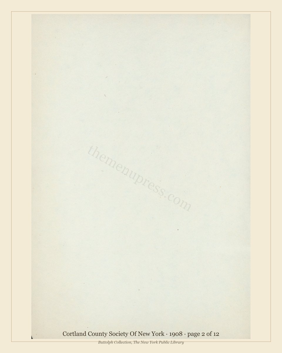 Vintage menu — page 2 of 12