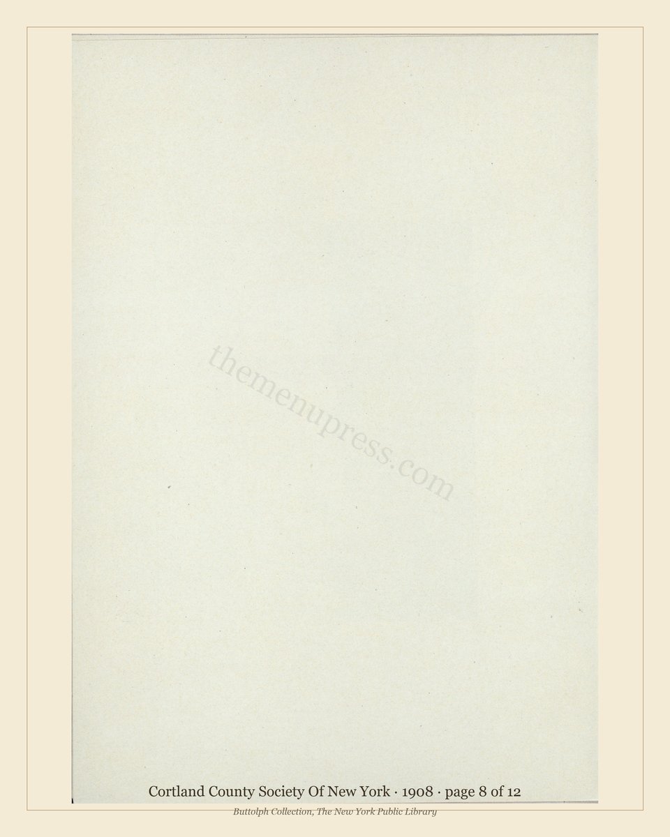 Vintage menu — page 8 of 12