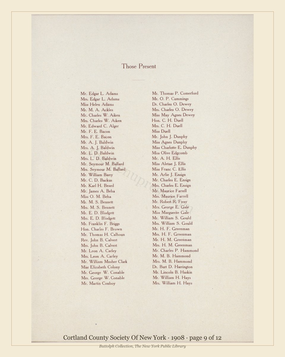 Vintage menu — page 9 of 12