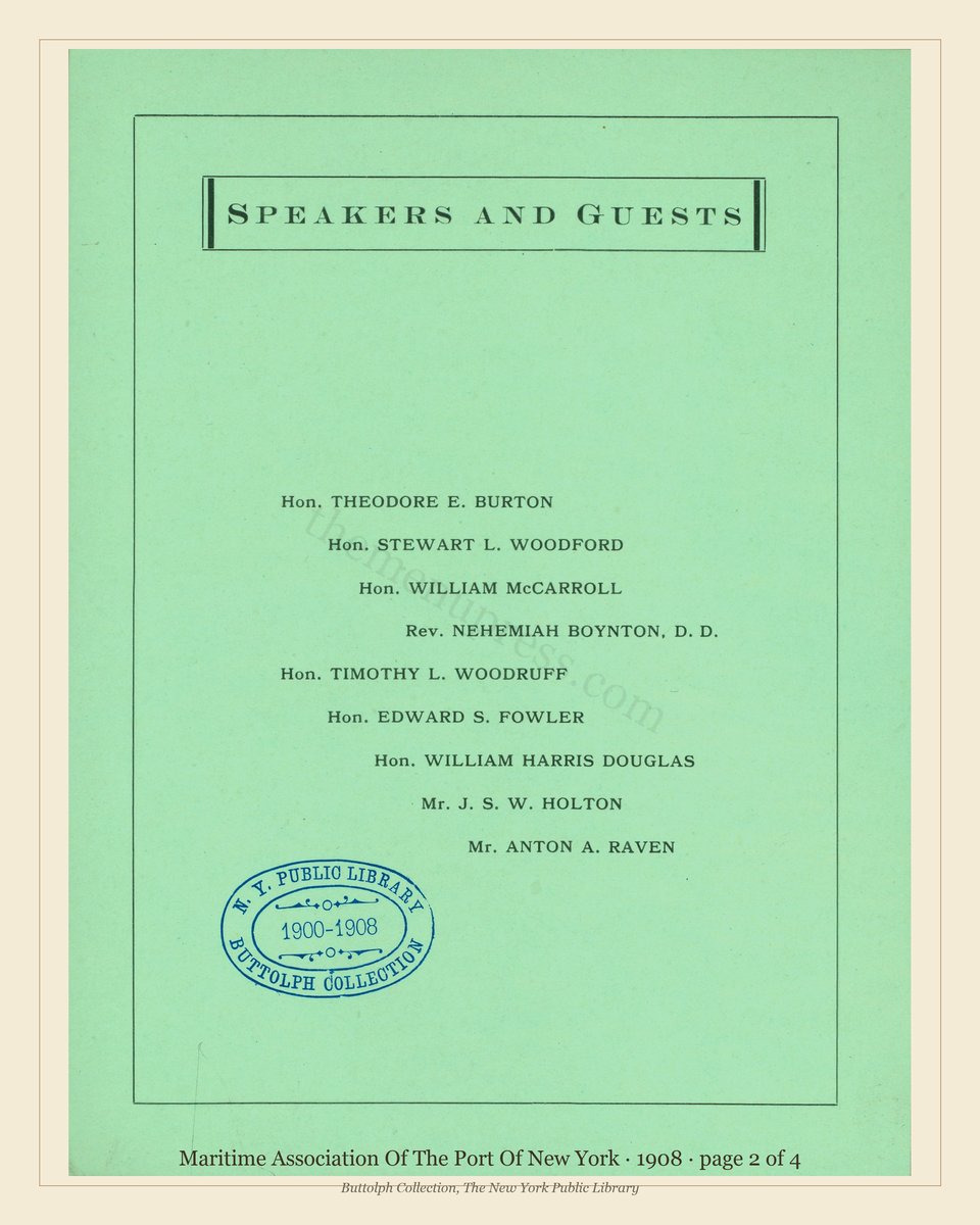 Vintage menu — page 2 of 3