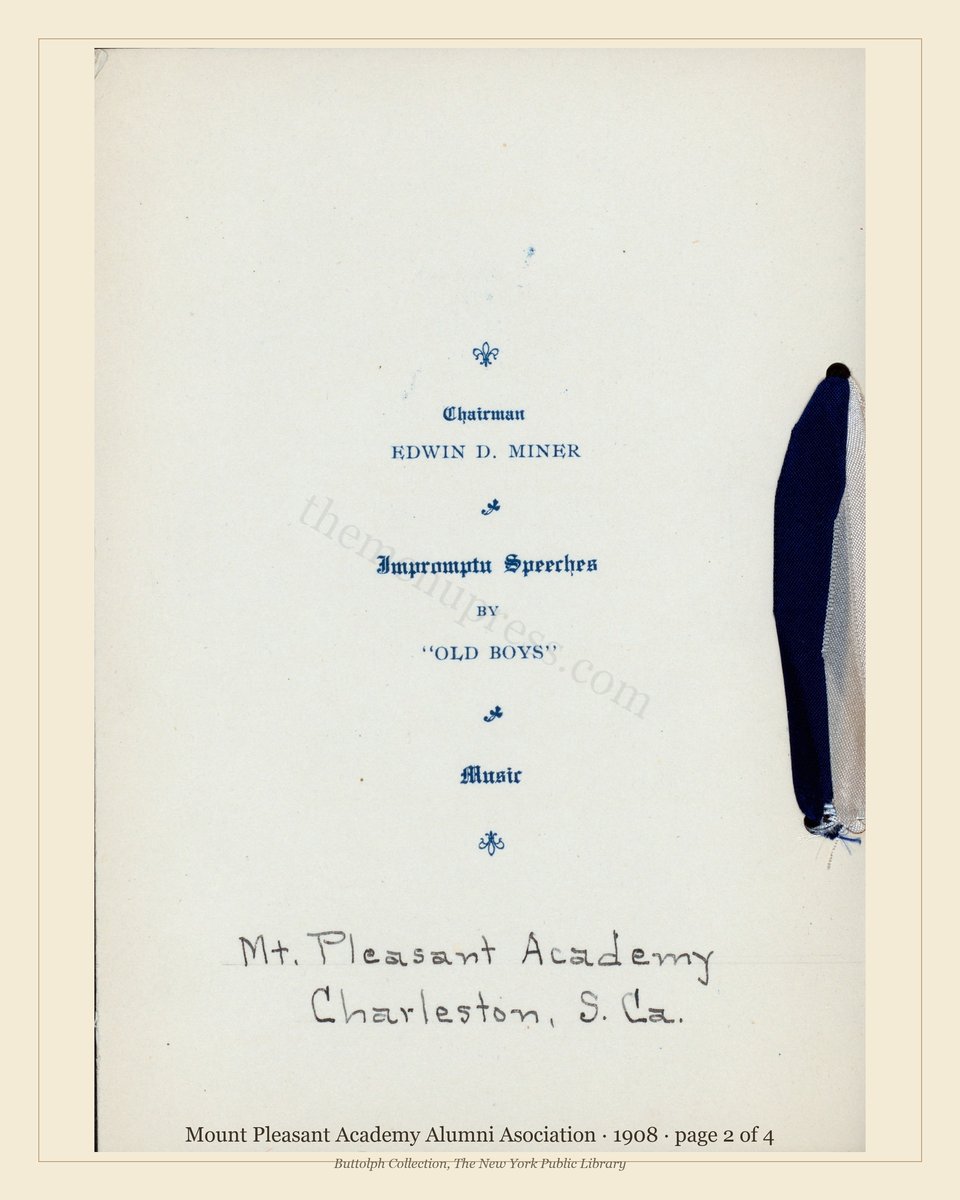 Vintage menu — page 2 of 4